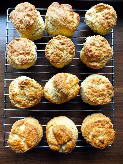 Irish Buttermilk Scone recipe - scones on a cooling rack