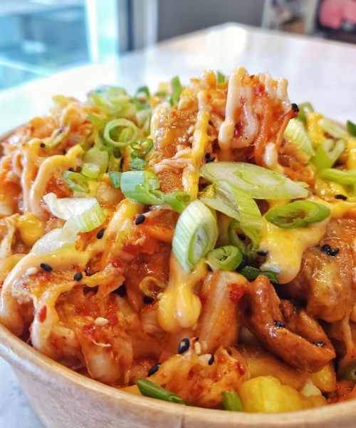 Hana Korean BBQ Food Kimchi Fries