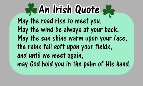 Irish quote