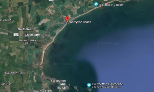garryvoe beach map